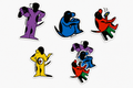 Set de stickers Milos 1
