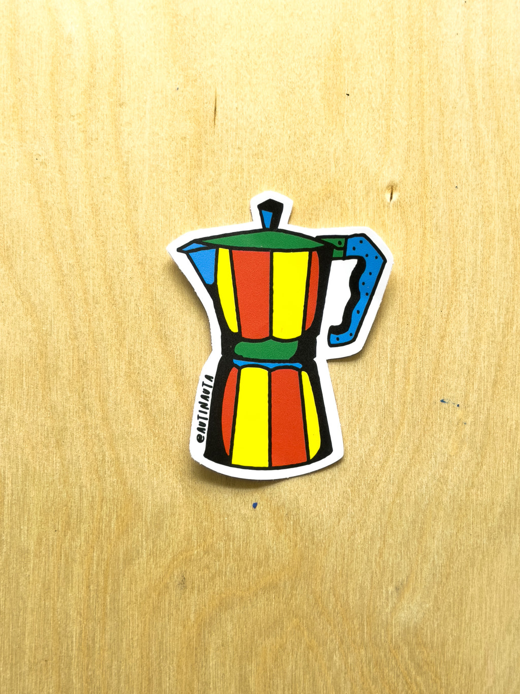 Set de stickers perritos y café