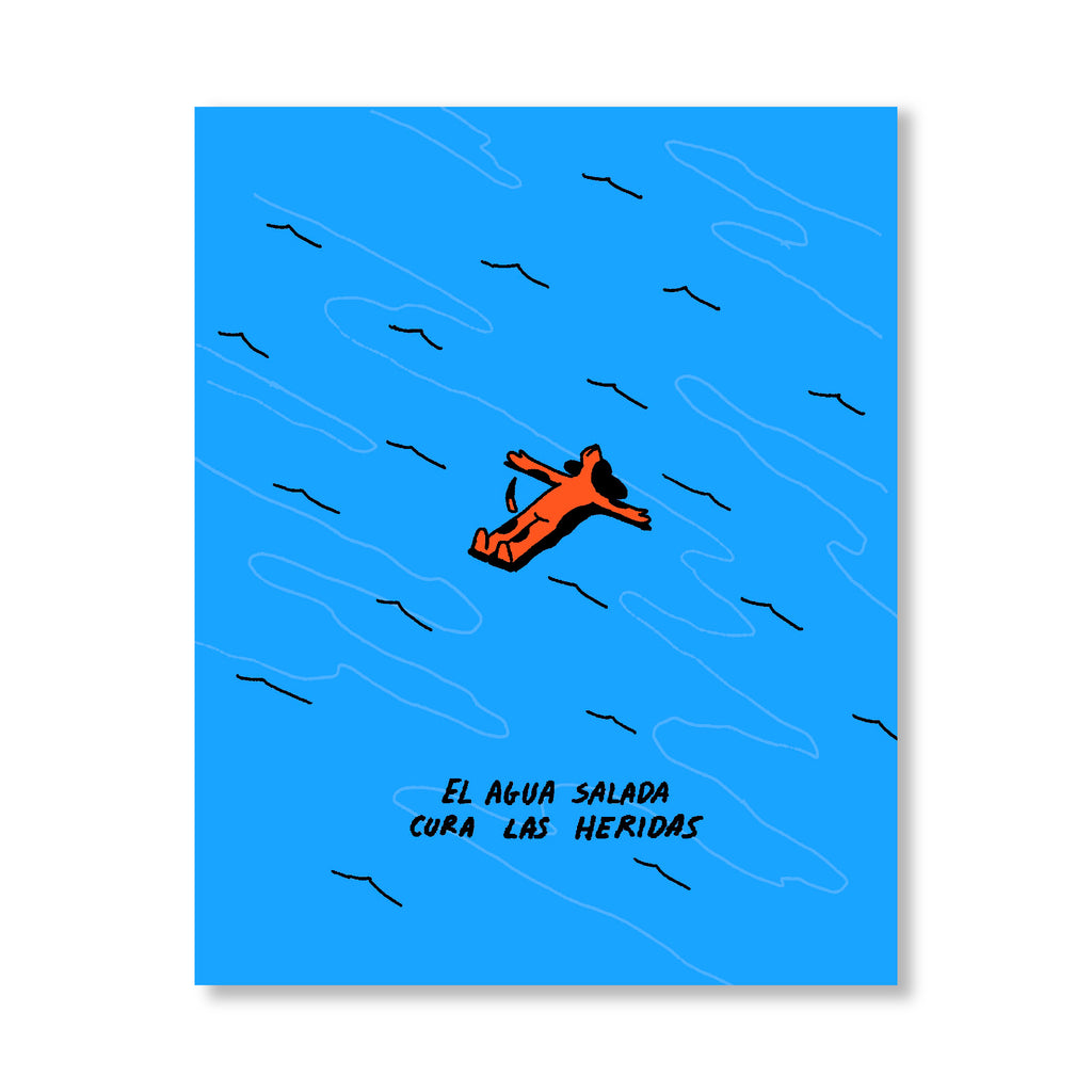 El agua salada cura las heridas