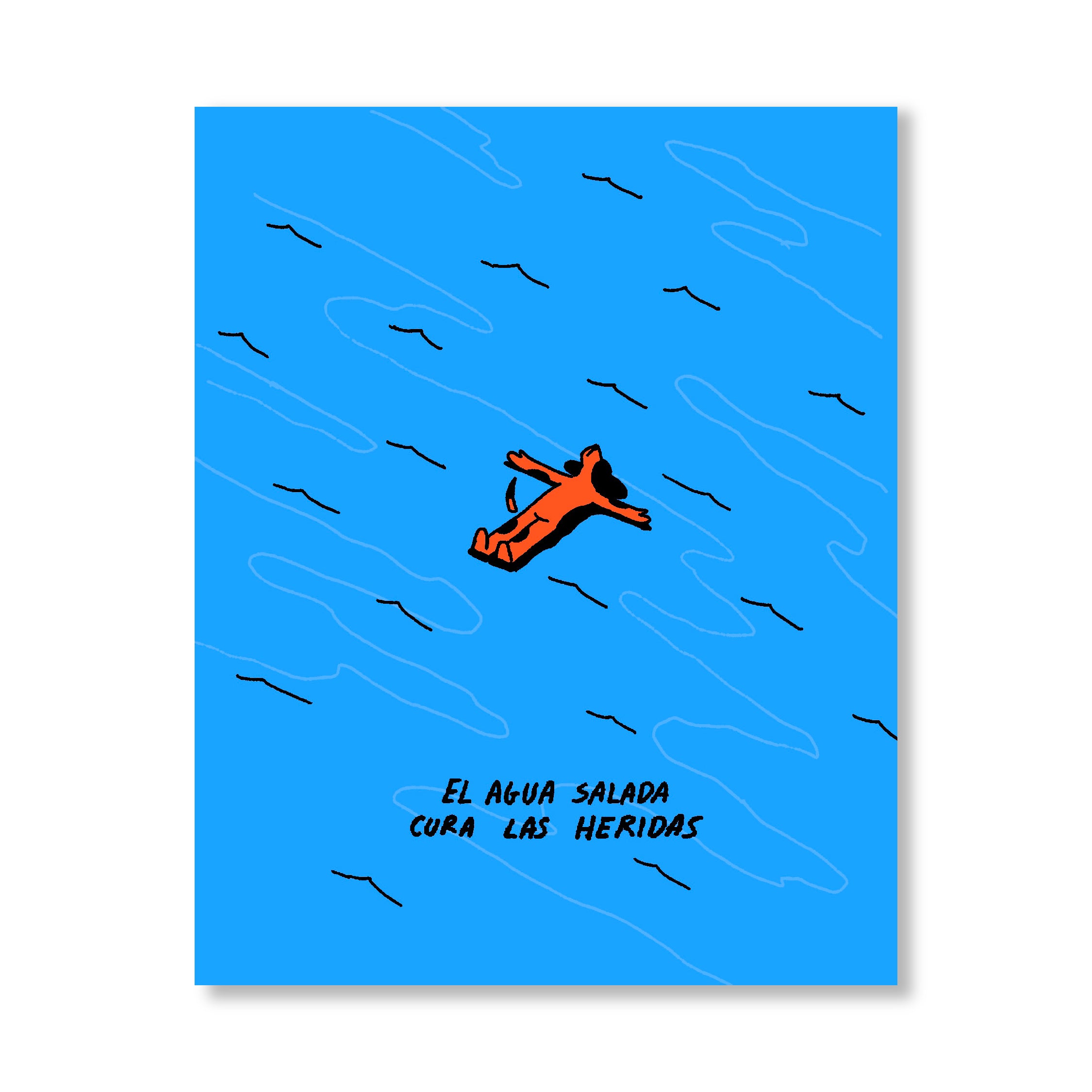 El agua salada cura las heridas