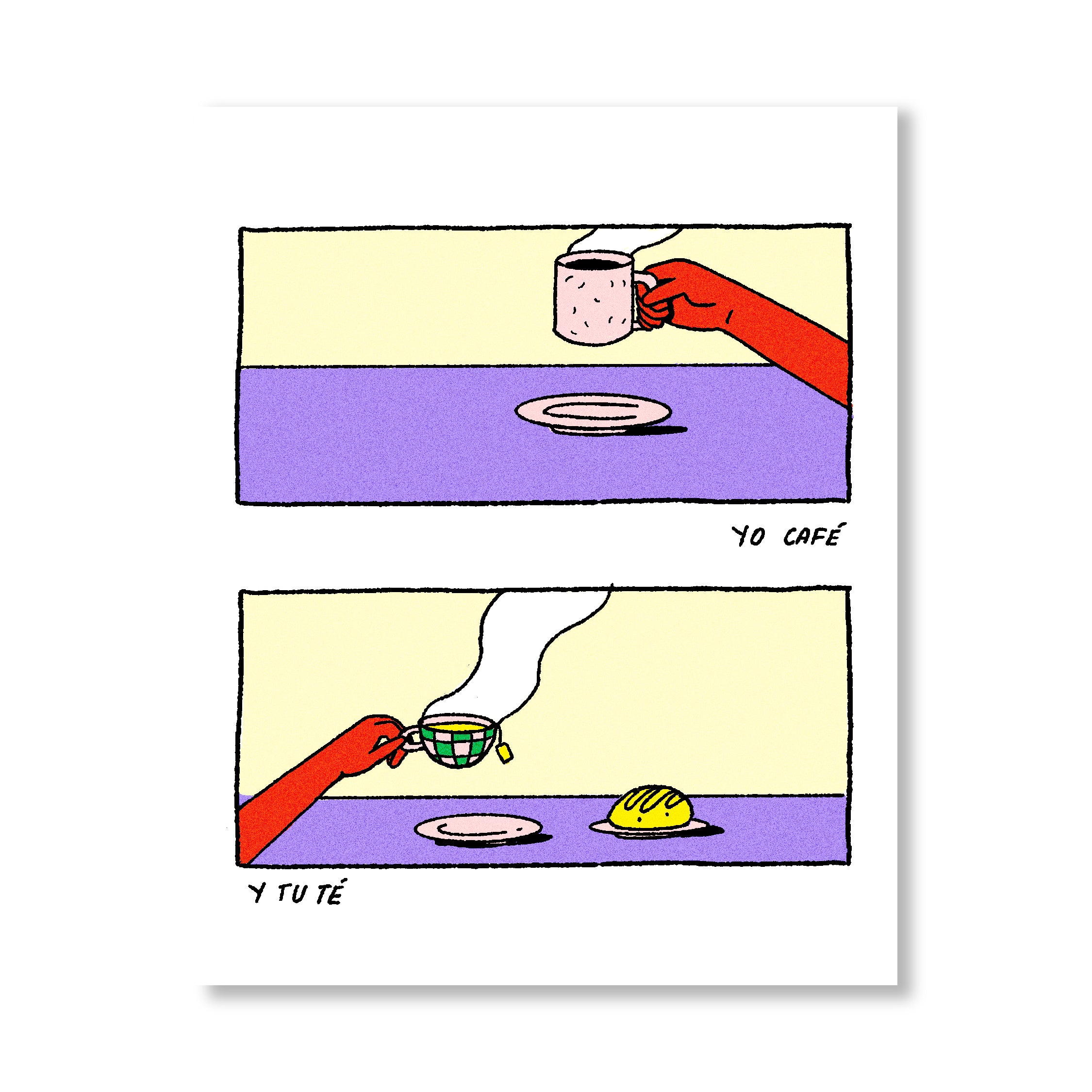 Yo café y tu té