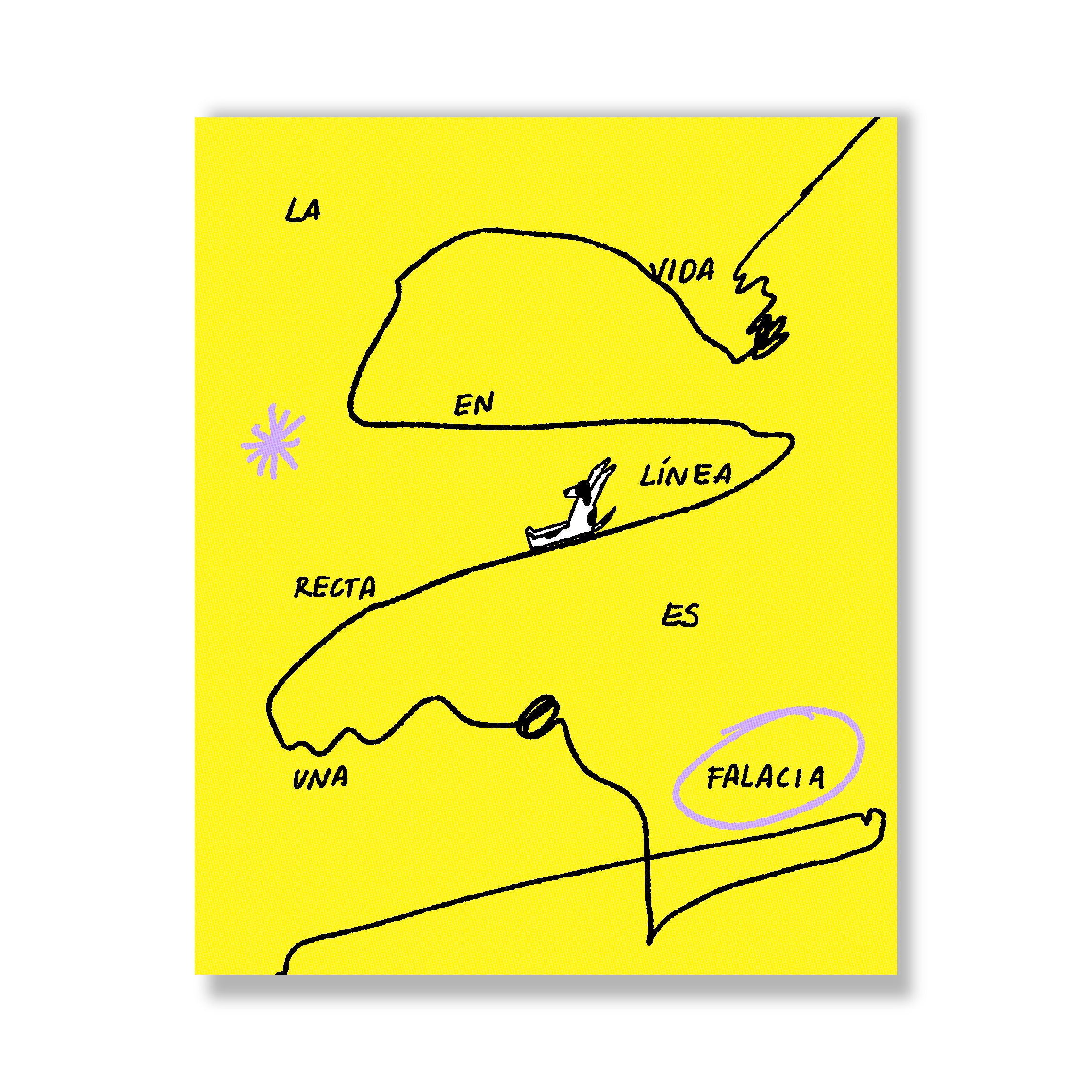 La vida no es lienal